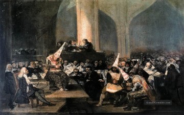 portrait of mariano goya Ölbilder verkaufen - Inquisition Szene Francisco de Goya